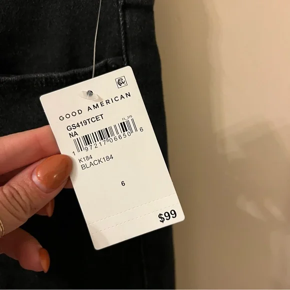 NWT Good American Good Legs Straight Jeans - Picture 10 of 10